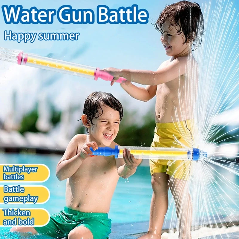 

Pusher Type Fun Water Jet Spray Toy Water Outdoor Rafting Swimming Pool Water Fight Water Gun