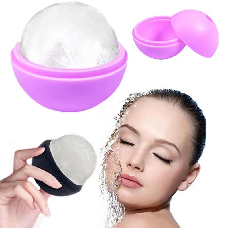 Rouleau à glace pour le visage et les yeux, beauté du visage, outils de soins de la peau, Cube de glace, moule à glace en Silicone, accessoires de beauté