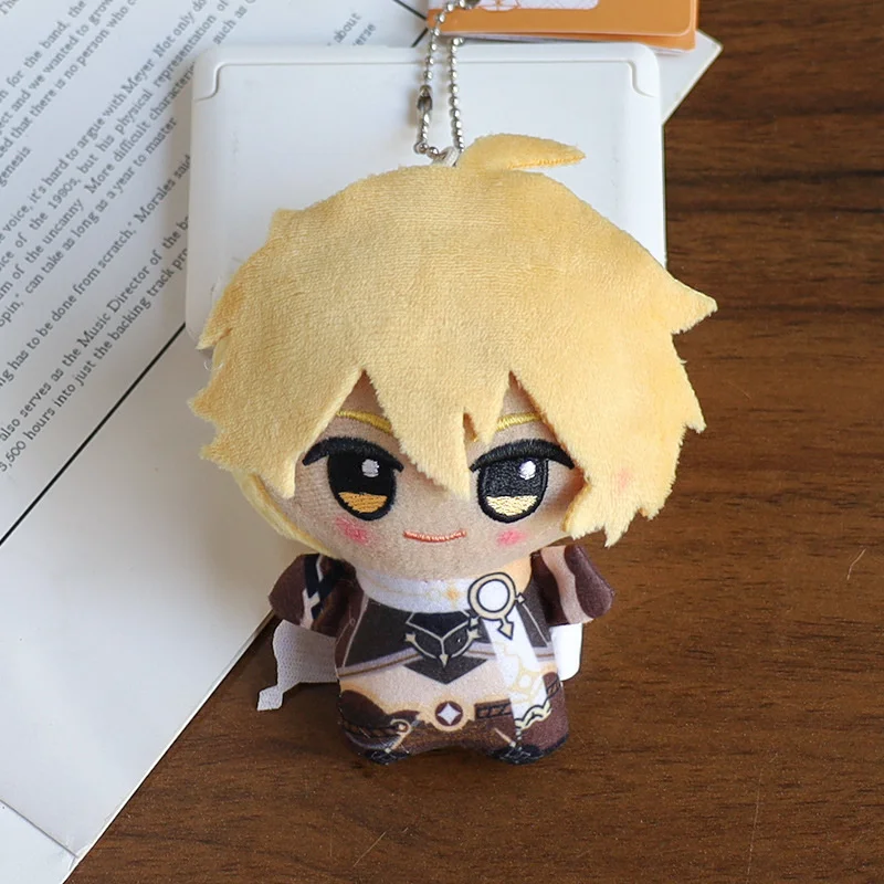 Tartaglia Kaeya Diluc Venti Xiao Klee Peluche Mini Ciondolo per bambola appesa per zaino Decorazione auto per adolescenti Anime Regalo di Natale