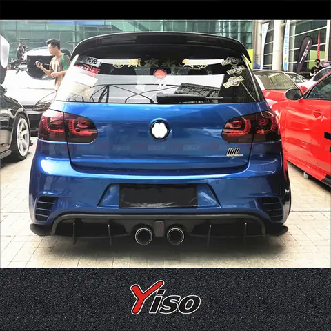 Suitable for GOLF 6 R20 GTI R Modified encirclement Aerodynamic kit  GOLF 6 GTI R20 R Carbon fiber MAX Rear Lip