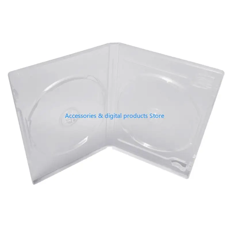 77JD Transparent CDs Storage Box Universal CDs Disc Holder organizers