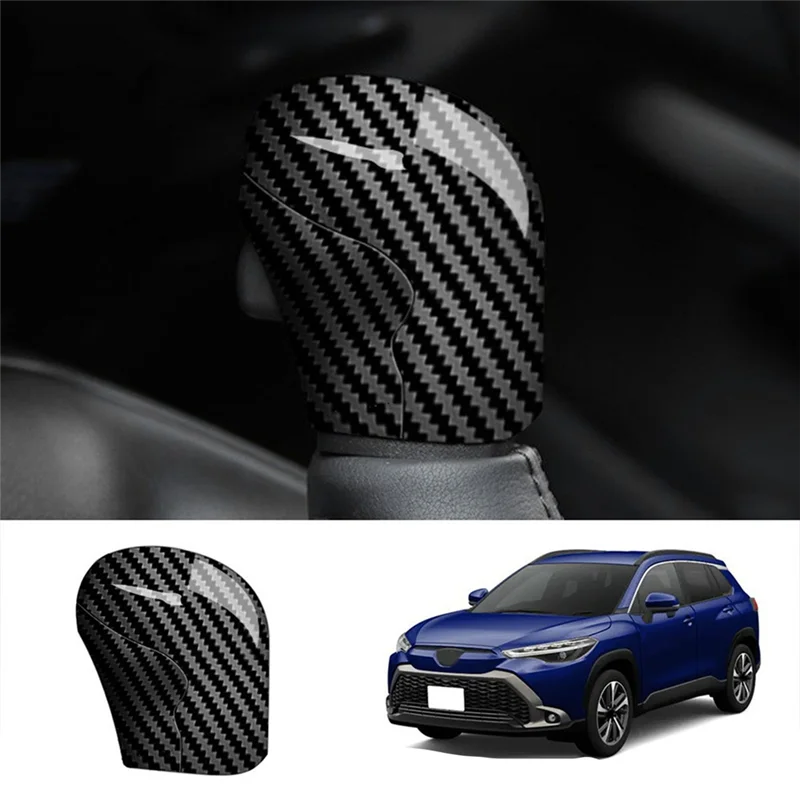 

Reliable-Interior Accessories Car Gear Head Shift Knob Cover Handball Trim Sticker For Toyota Corolla Cross 19-2023