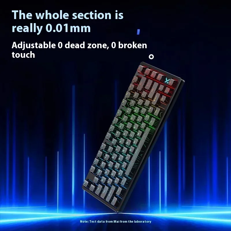 MCHOSE ZERO 75X Mechanical Keyboard RGB Wired RT0.01mm Hall Sensor 8k Esports Gaming Keyboard Custom Pc Accessory Gifts