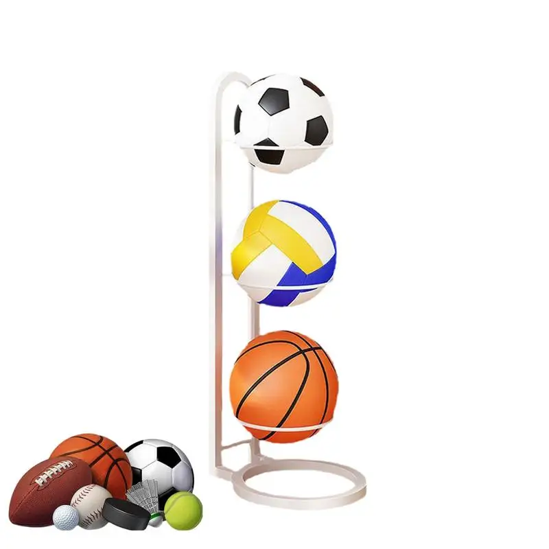 

Multi-Layer Basketball Storage Rack Football Display Shelf Kindergarten Volleyball Stand Holder Cast Iron Stand Display