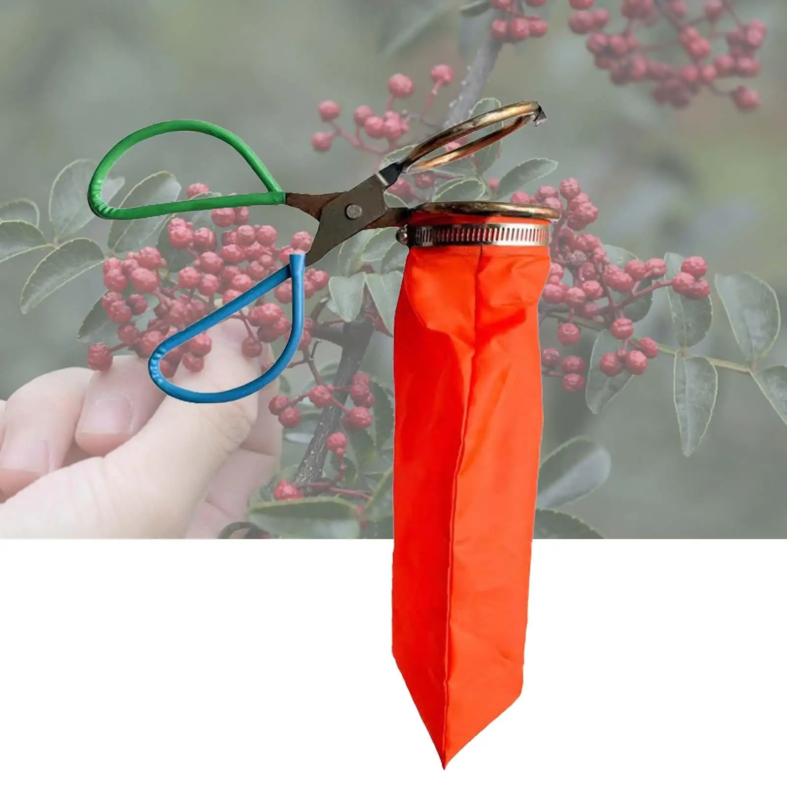 多目的ガーデンペッパーピッカーパンチツール、剪定はさみ、植物はさみ、造園、果樹、盆栽剪定