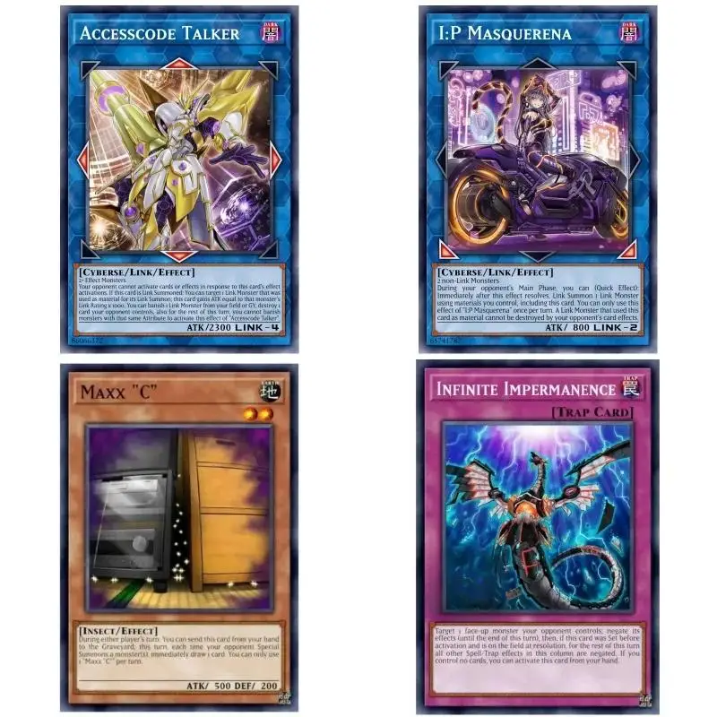 Yu-Gi-Oh card Exodia Infinite Impermanence Baronne IP Masquerena Maxx 