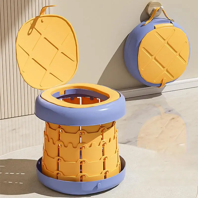 Portable Potty For Toddler Travel Training Toilet For Car Camping Indoor Outdoor Bathroom For Baby Kids Children Foldable Potty