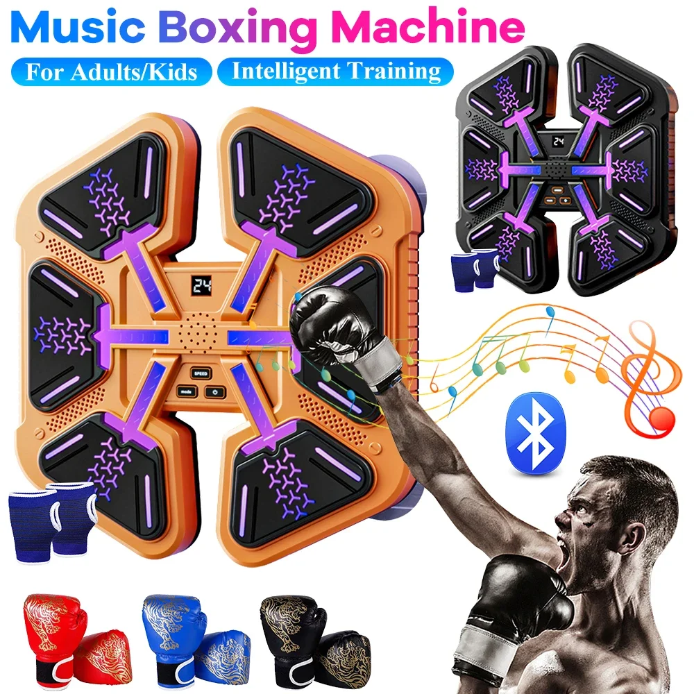 Intelligent Music Boxing Training Machine Bluetooth Smart RGB Boxing Machine for Boxing Sports Agility Reaction Reducing Stress