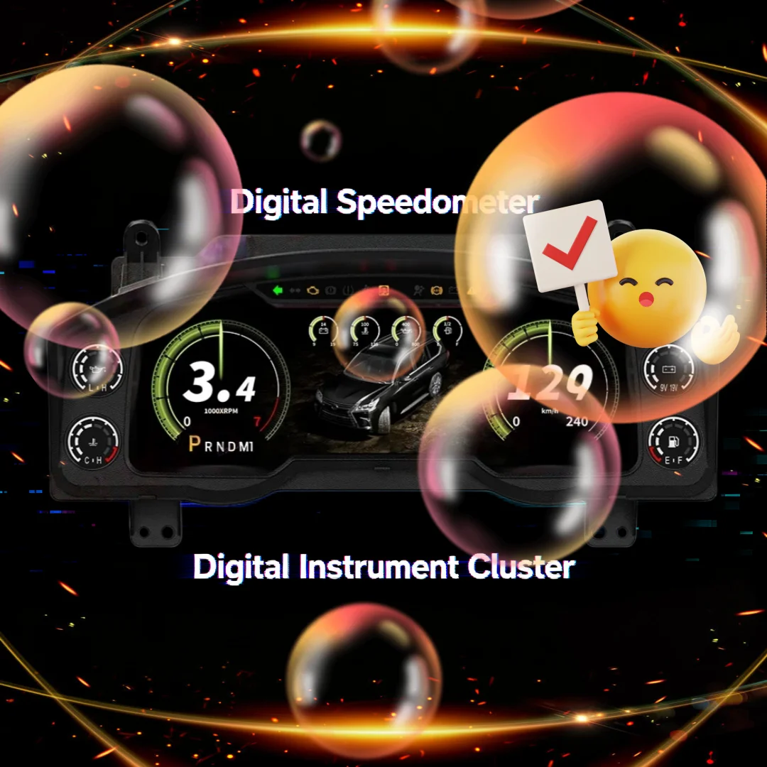 

Car LCD Speedometer Dashboard Virtual Cockpit For LEXUS LX570 2007-2021 Auto Instrument Odometer Digital Cluster Meter Head Unit