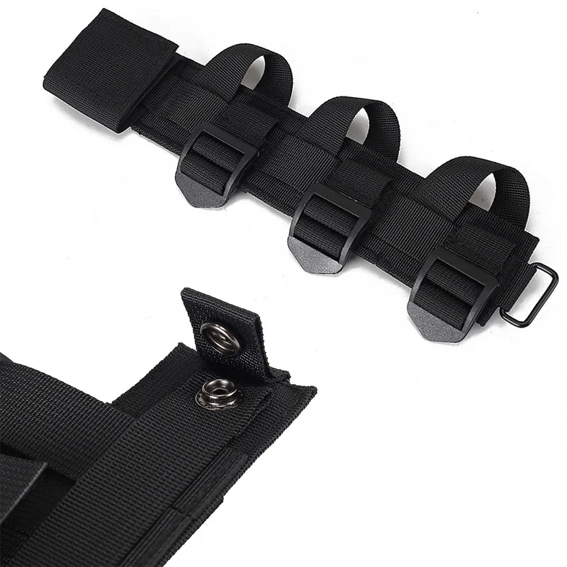 Outdoor Tactical Knife Sheath Pendant  Adapter Attachment Pack Rucksack Cinch Fasten Strap Molle Accessories Tool Fixed Rope