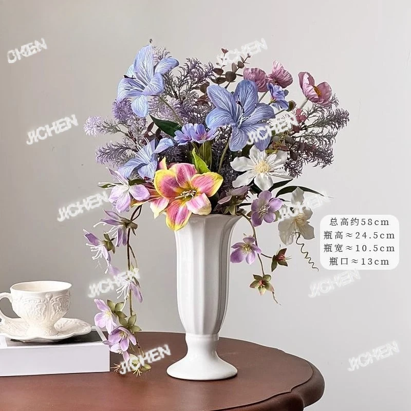 

XXH Поддельное украшение букета, усовершенствованная композиция сцены ландшафтного дизайна, фотоукрашение, легкая роскошная настольная атмосфера