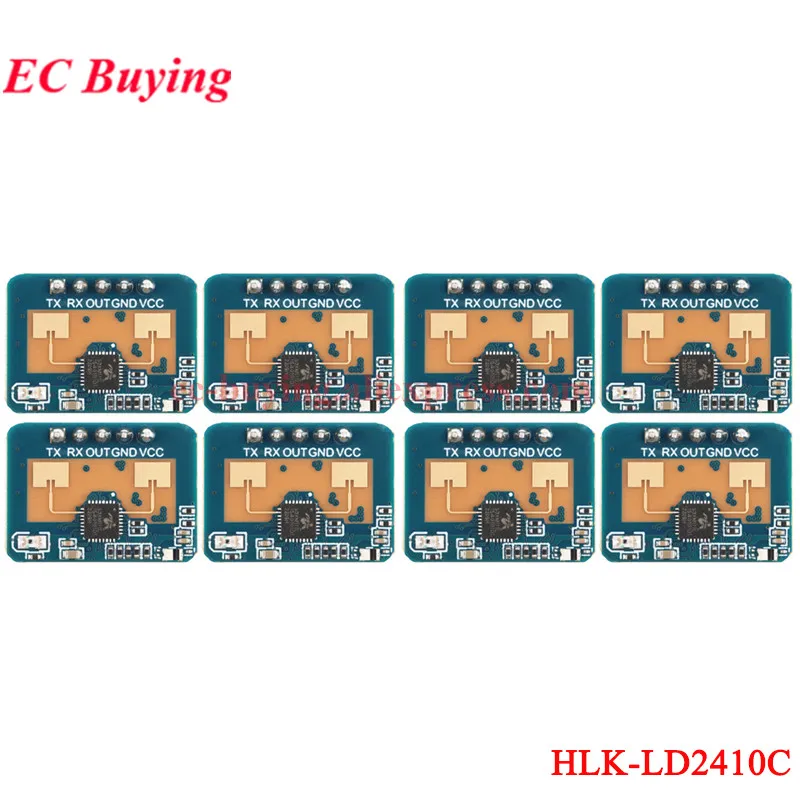1-20 stks HLK-LD2410C LD2410C 24G mmWave FMCW Millimeter 5 M Wave Menselijke aanwezigheid Status Radarsensor Bewegingsdetectie