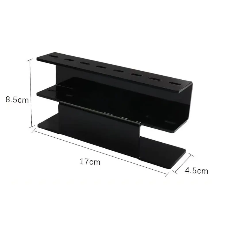 Eyelash Tweezers Storage Holder Stand 6 Holes Convenient Tweezers Stand Shelf Hold Eyelash Extension Tattoo Makeup Tool Acrylic