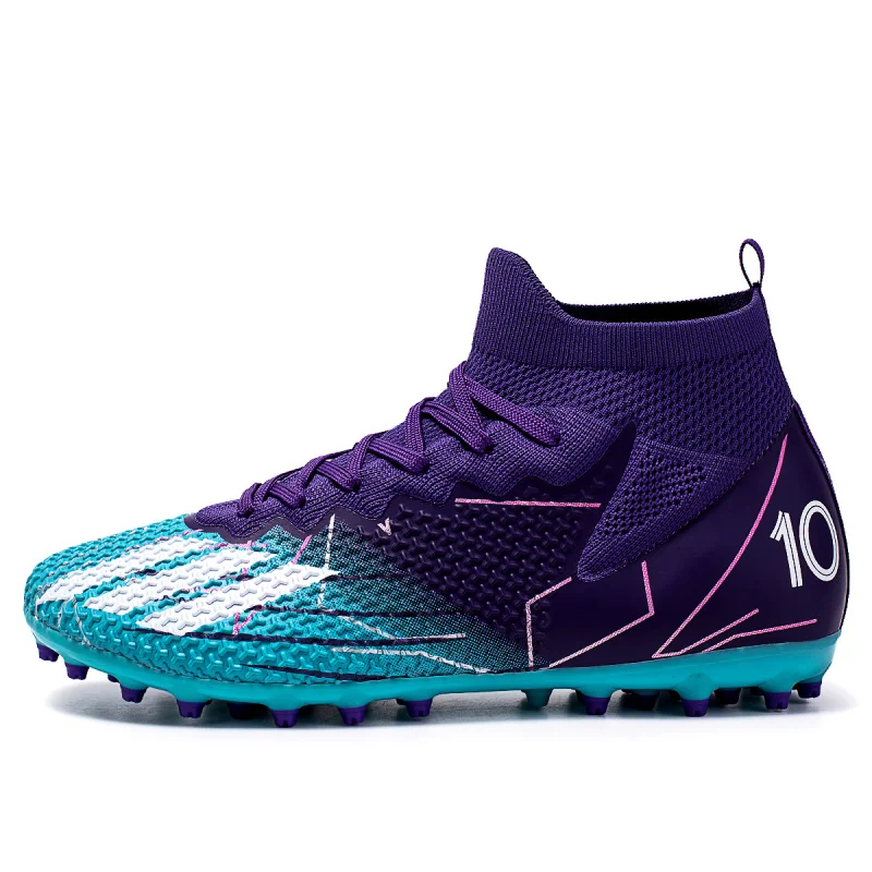 

2025 Football Shoes TF Soccer Shoes Adult Football Boots Professional Kids Society Soccer Cleats Teenagers Anti-slip Outdoor Spo