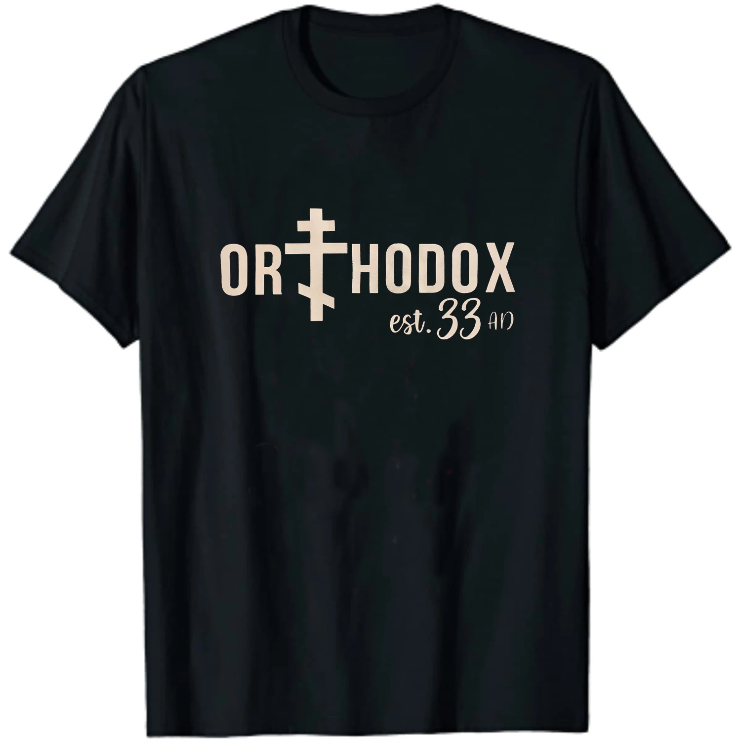 

Orthodoxy - Orthodox Apparel - Men's Christian T-Shirt 100% Cotton O-Neck Summer Short Sleeve Casual Mens T-shirt Size S-3XL