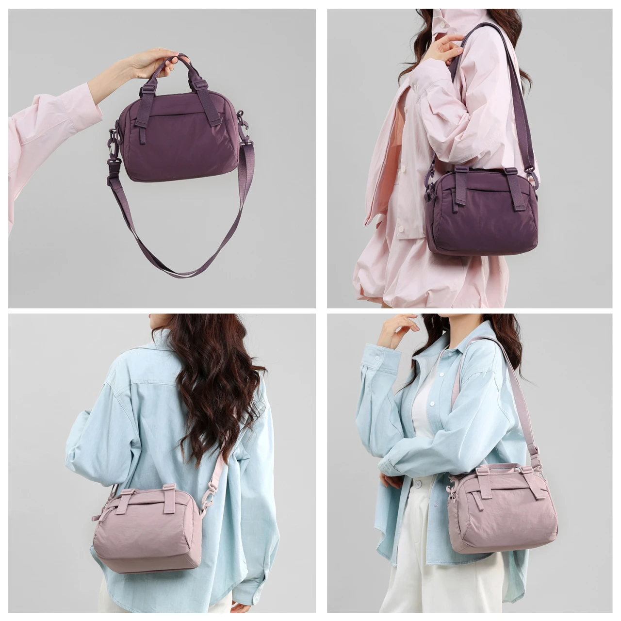 حقيبة كتف كاجوال للسيدات، حقيبة كروس للركاب ذات سعة كبيرة، حقيبة يد بسيطة ومتينة، مادة نايلون، يجب أن تكون قابلة للتعديل #3