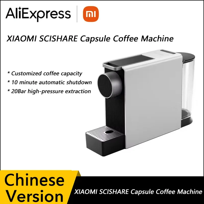 Xiaomi Capsule Coffee Machine Scishare Capsule Coffee Machine Mini S1201 Gray