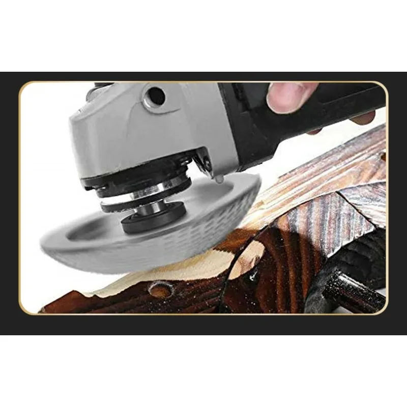 

Wood Angle Grinding Wheel 5/8inch Bore Carbide Coated Abrasive Disc for Sanding Carving Rotary Tool Compatible with Grinder