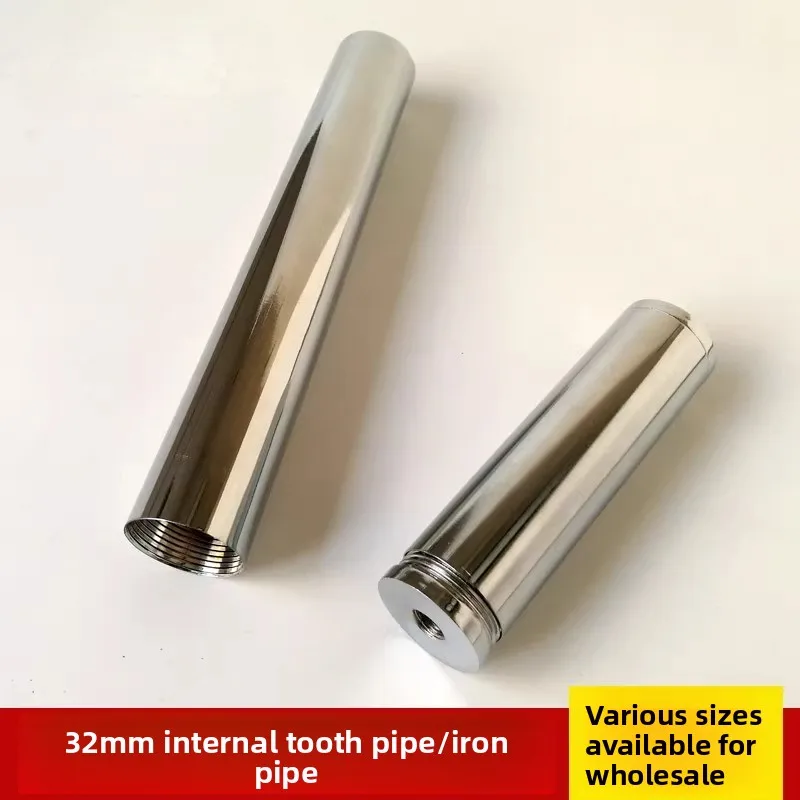 Dia 32mm Iron/Inner Tooth Tube For Chandelier/Floor/Table Lamp Middle Rod Hollow Iron Tube Electroplating Tube DIY Accessories