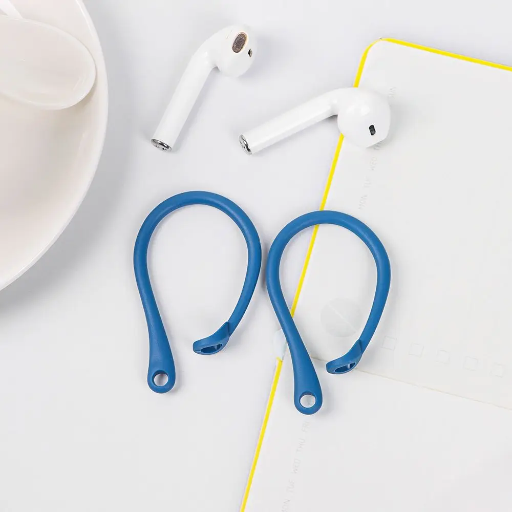 Anti Loss Strap Secure Fit Hooks ป้องกันหูฟังหูฟังผู้ถือซิลิโคน Anti-lost หูฟังสําหรับ Apple AirPods 1 2 3 Pro