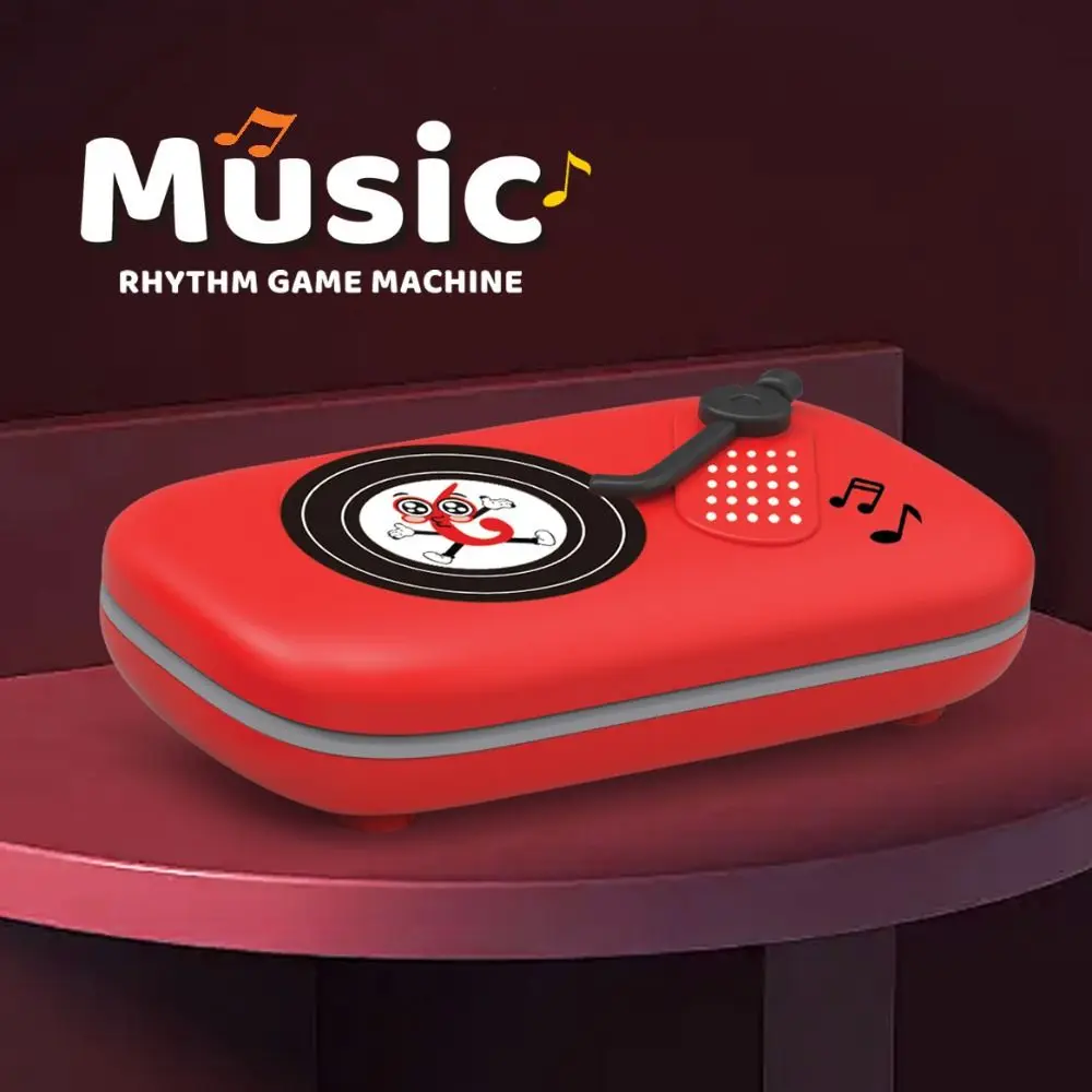 Consola de juegos de música maestro de ritmo, 7 modos, sonido para aliviar el estrés, Mini teclado electrónico Montessori, juguete, estilo de batería