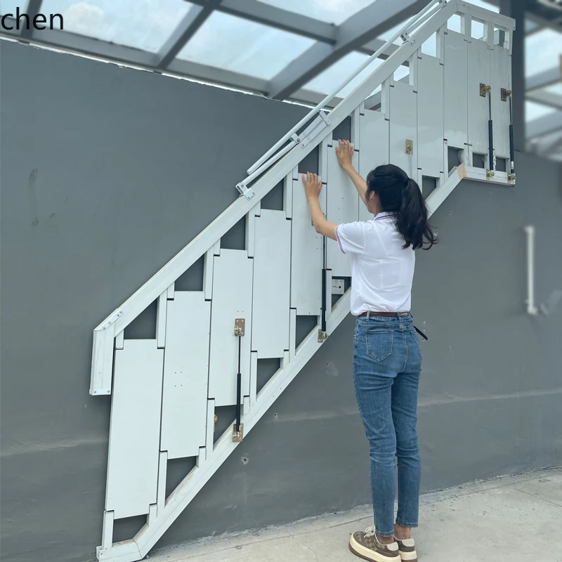 Stairs Outdoor Loft Finished Villa Household Loft Small Apartment Stairs