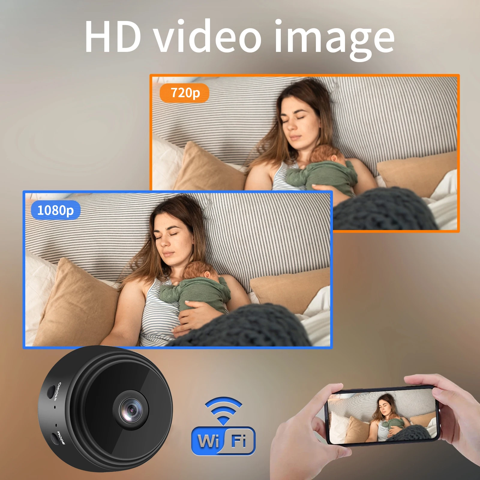 Minicámara inalámbrica A9, grabadora de voz, WiFi, 1080P, HD, Red de videovigilancia para el hogar inteligente, novedad