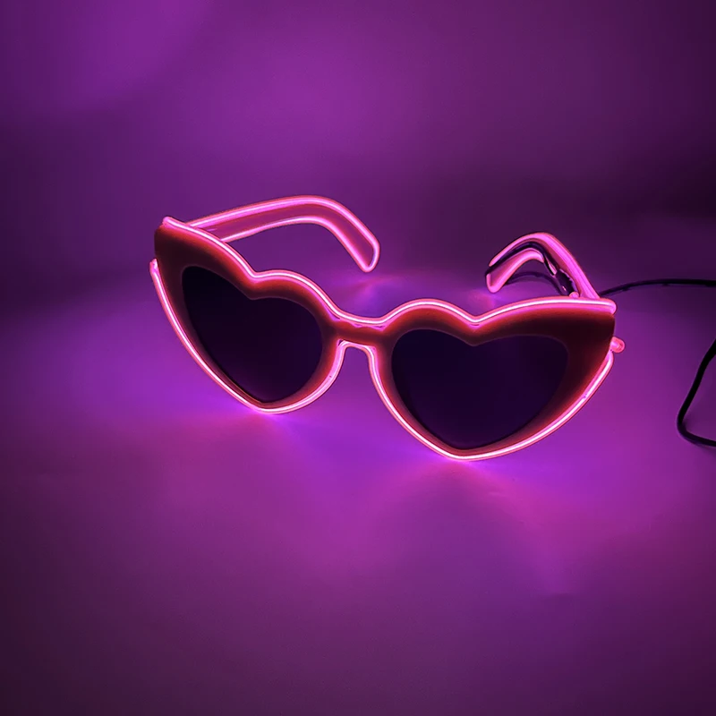 LED-Brille, nur verheiratet, Hochzeit, Braut, Überraschungsgeschenk, Paar-Brille, Souvenirs, leuchtende Herz-Brille, verheiratete Sonnenbrille – Detail 21