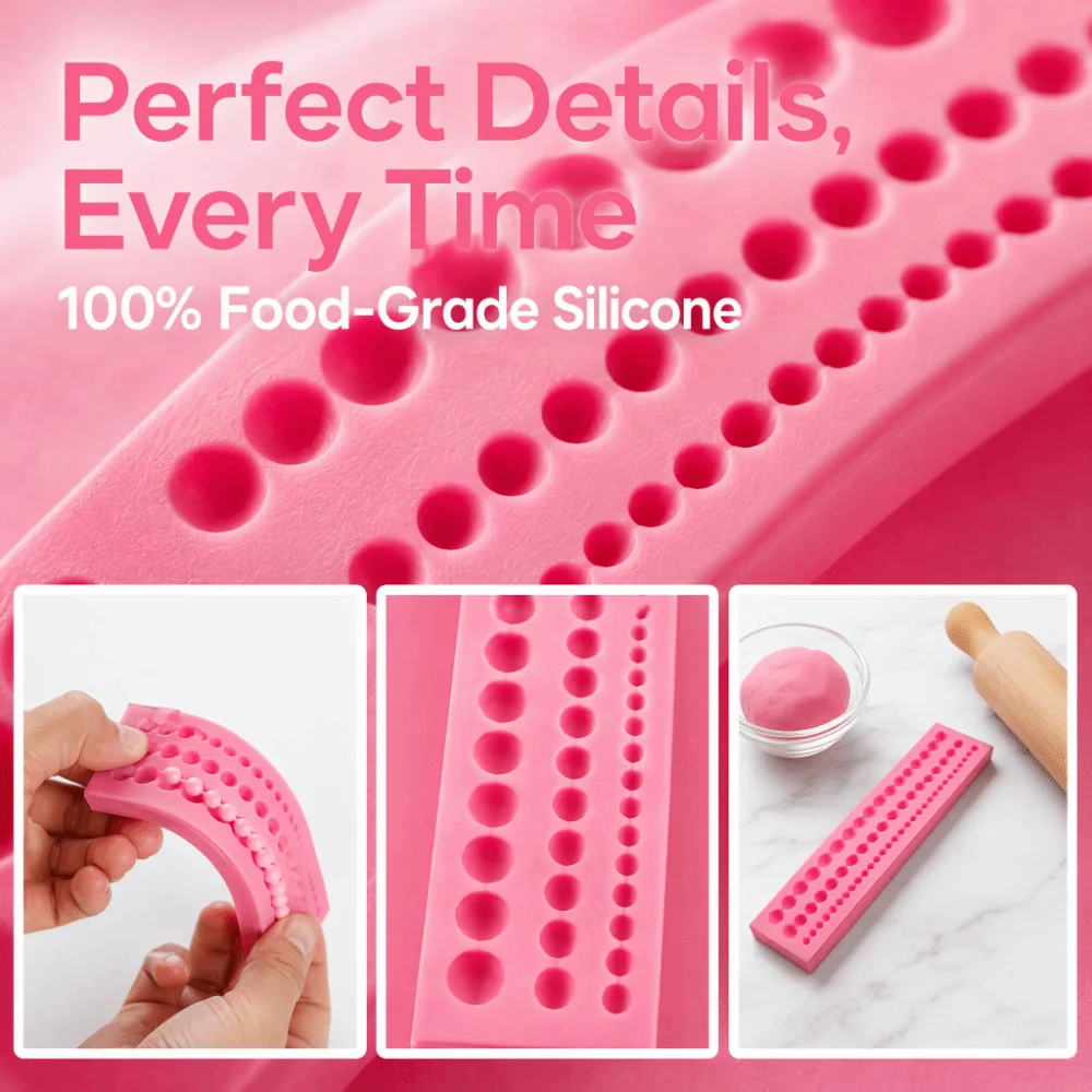 Durable Food Grade Fondant Mold Heat Resistant Easy Release Chocolate Mold Silicone Silicone Cake Mold DIY Baking