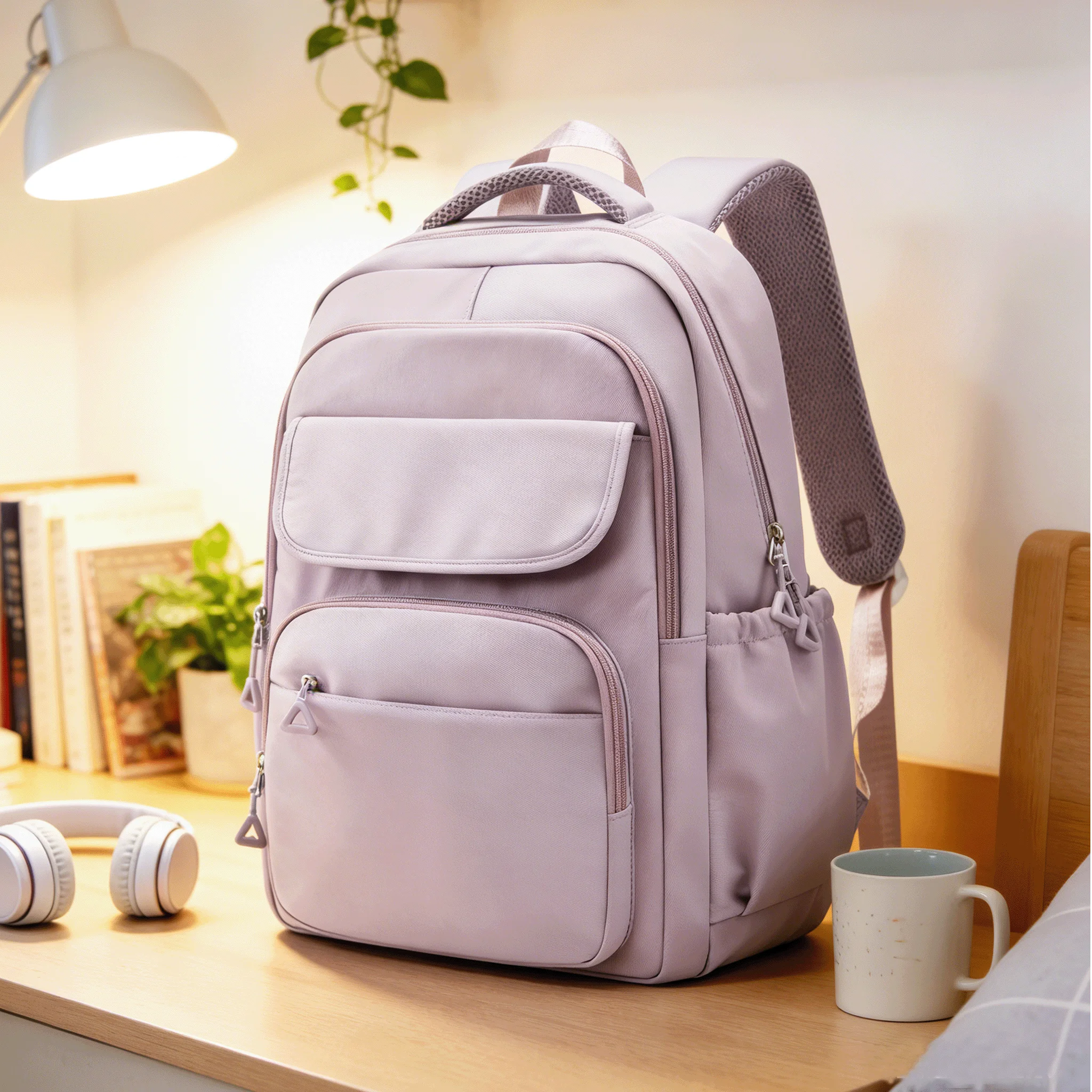 

Stylish Spacious School Backpack for High School Students, Lightweight for Middle Schoolers, Teens Multi Pocket Leisure Backpack