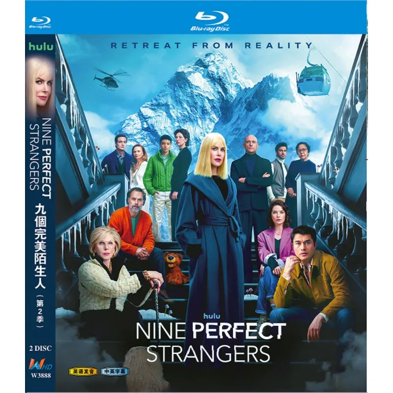 

Nine Perfect Strangers Season 2‎ (2025)：2-Disc Blu ray disc New Box Set Sealed