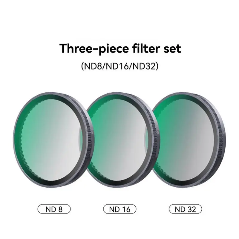 FFYY-액션 6 필터 키트에는 ND8+ ND16+ ND32 필터가 포함되어 있습니다. 보호 렌즈 커버