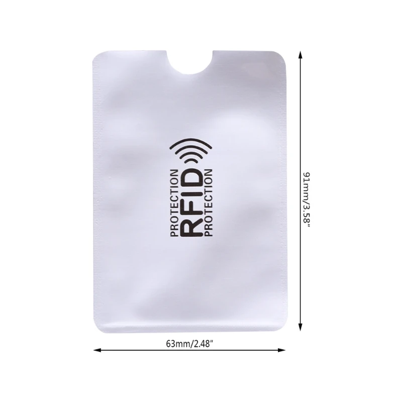 Business Credit Card Holder RFID Blocking Sleeve Protector Shield Holder for Cas