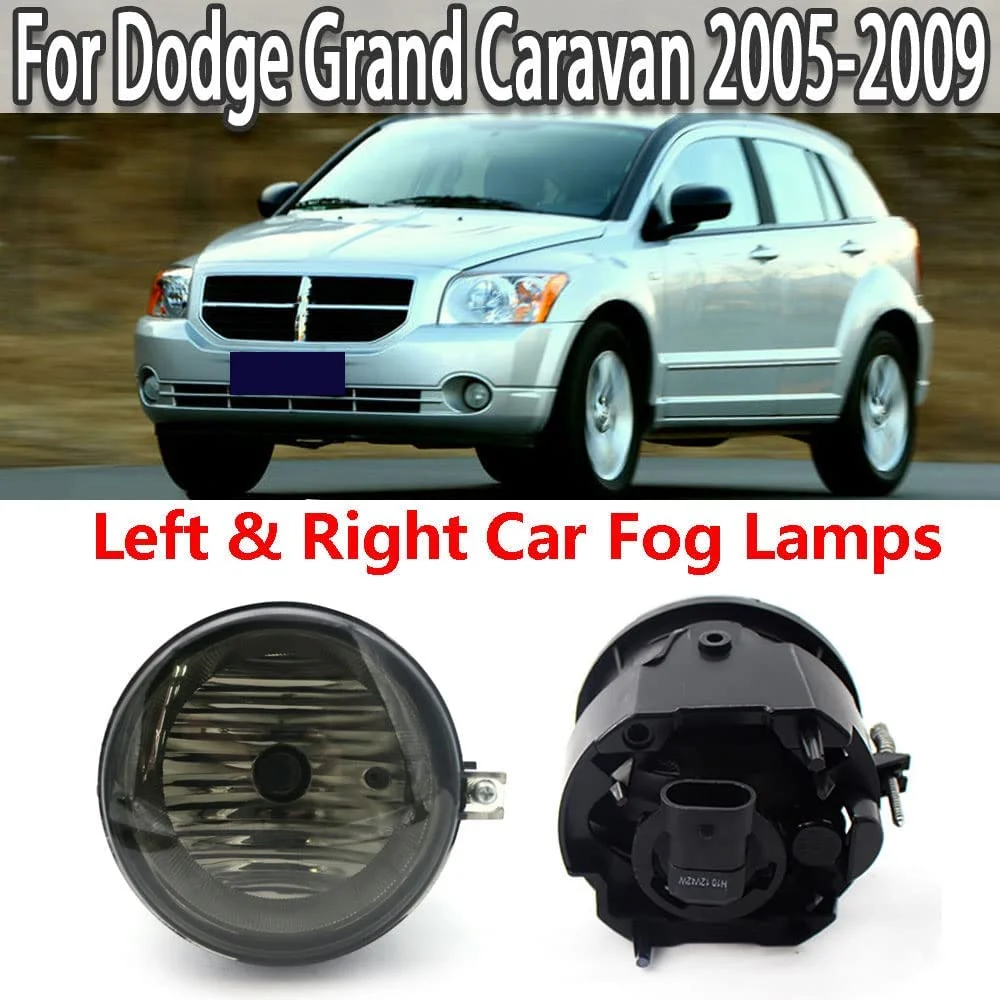 

Car Fog Lights 1 Pair Left And Right Driving Fog Light Lamps Fit For 4805857AA And 4805857AB