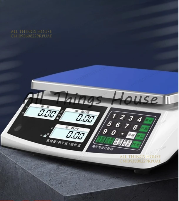 

Высокоточные электронные весы. Точные промышленные цифровые весы для коммерческого использования, грузоподъемность 30 кг.