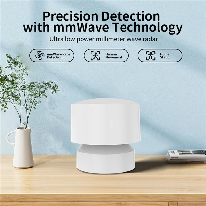 

N82R Human Presence Detector Tuya Sensor Home Ultra Low Power Millimeter Wave Radar Breathing Motion Detection ZIGBEE