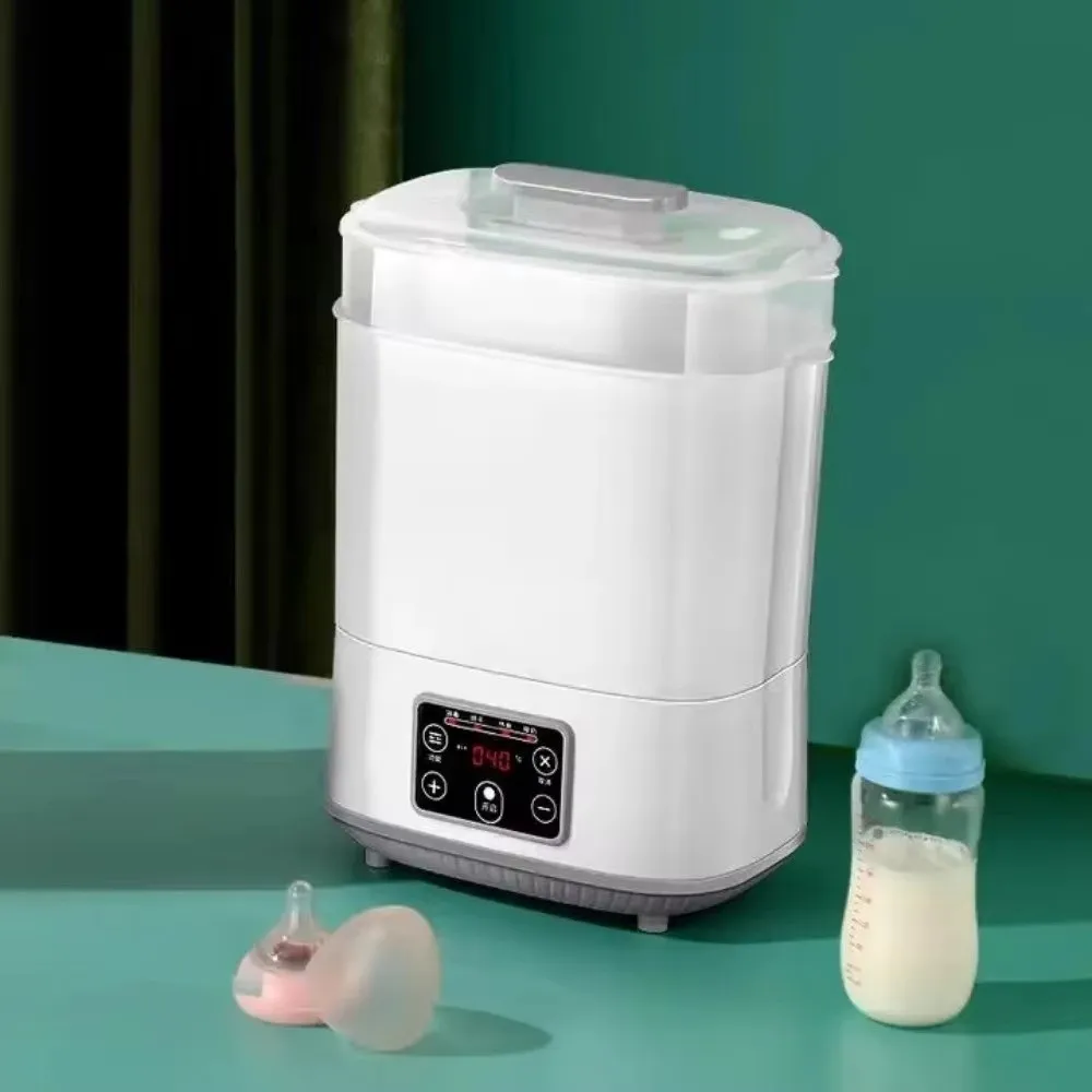 

EU Plug Steam Bottle Sanitizer Large Capacity Electric Operation Bottle Steamer Multifunctional Steam Sterilization