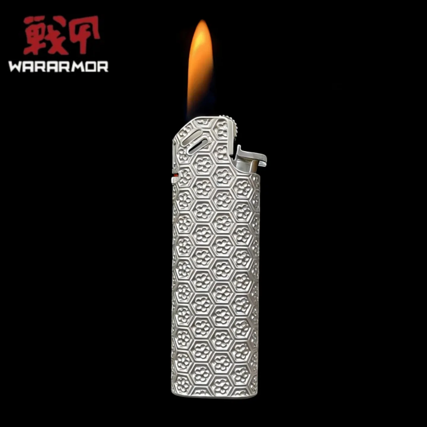 new Warframe Titanium Alloy Falcon Gas Lighter Integrated Grinding Wheel Men's High Seal Durable Gas Machine Gift for Boyfriend