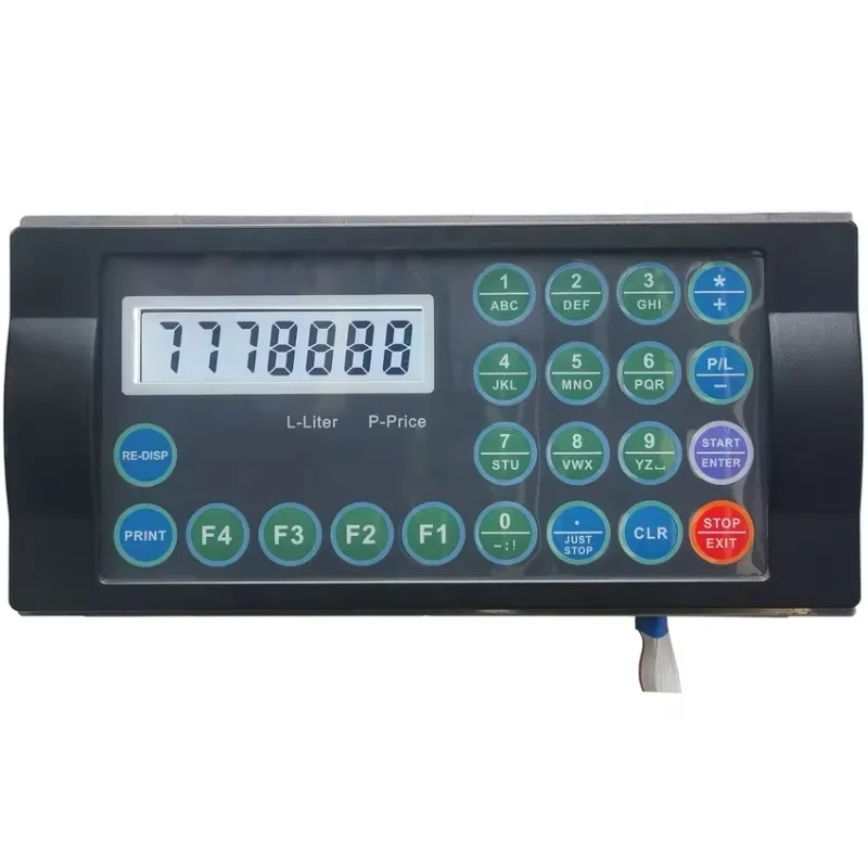 Waterproof membrane switch touch English words button panel keypad for fuel dispenser