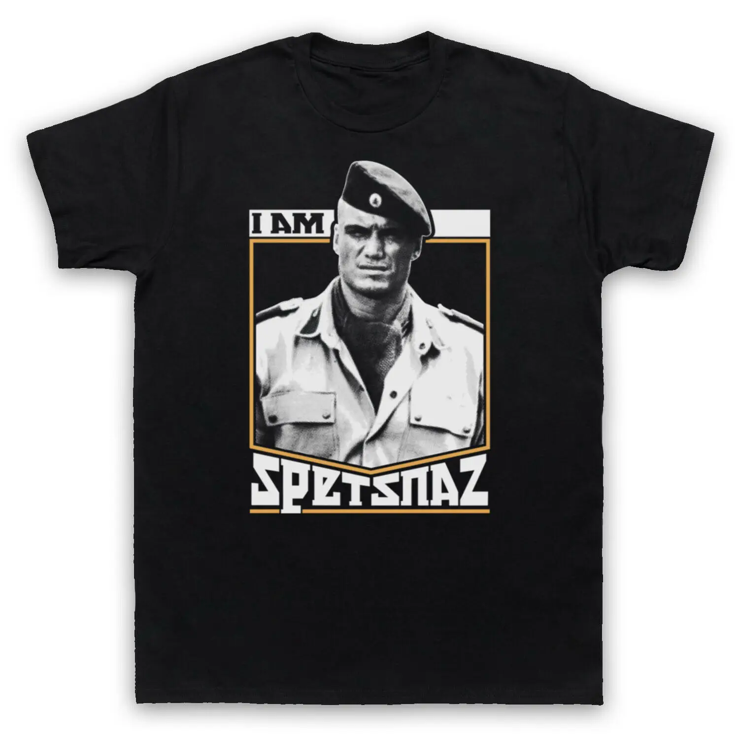 

I AM SPETSNAZ COOL SOLDIER MENS T-SHIRT Premium Cotton Short Sleeve O-Neck Mens T Shirt