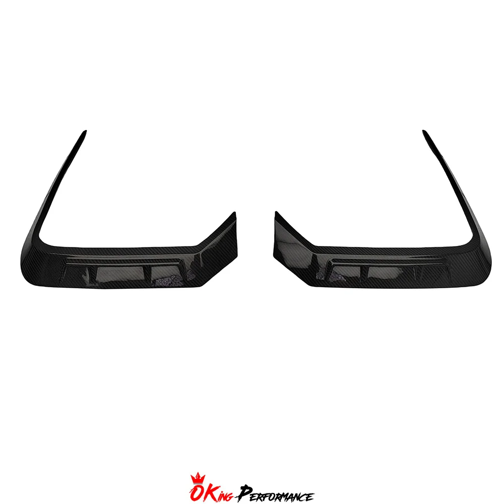 

For BMW 7 Series G70 Dry Carbon Fiber Front Bumper Canards