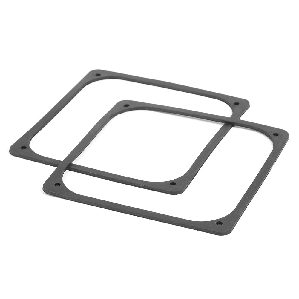 Anti Vibration Silicone Rubber Fan Gasket for Computer Case Fan 2 Pack Silicone Shock Proof Absorption Pad 120x120mm
