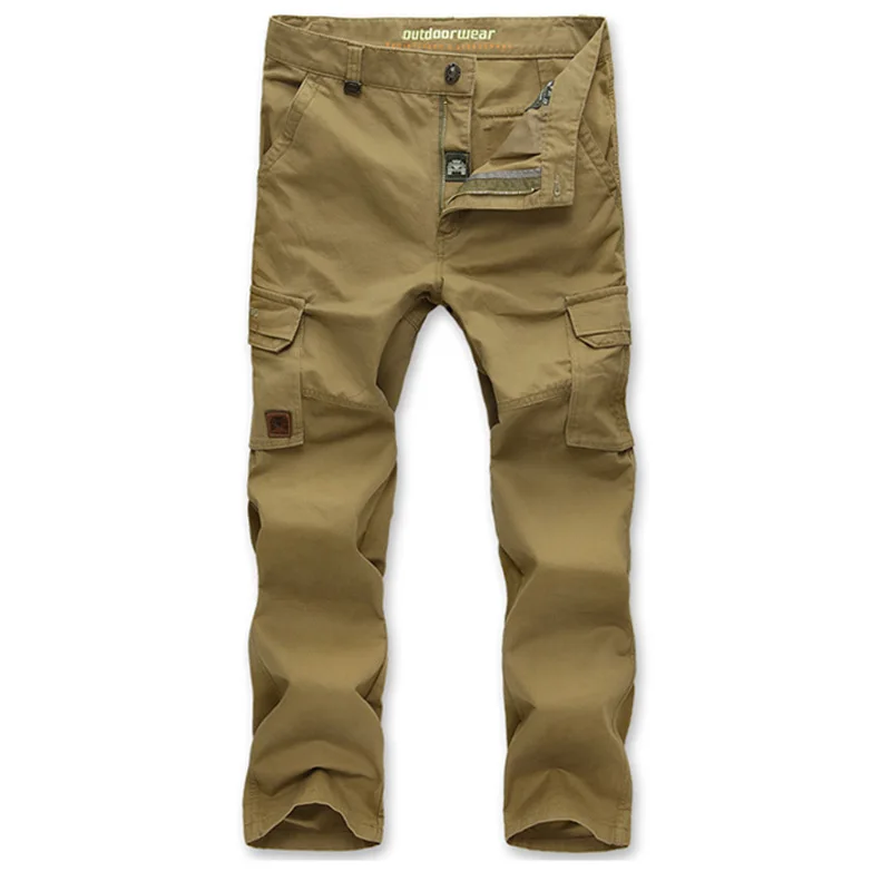 

Trendy Retro Tactical Cargo Pants Men Casual Loose Baggy Military Style Trousers Streetwear Pockets Joggers Clothing