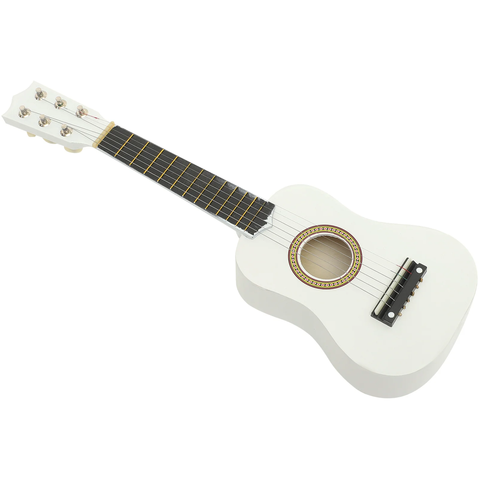 21 Inch Guitar Beginner Musical Instrument For Portable Acoustic Folk Wood Ukulele Lightweight Mini