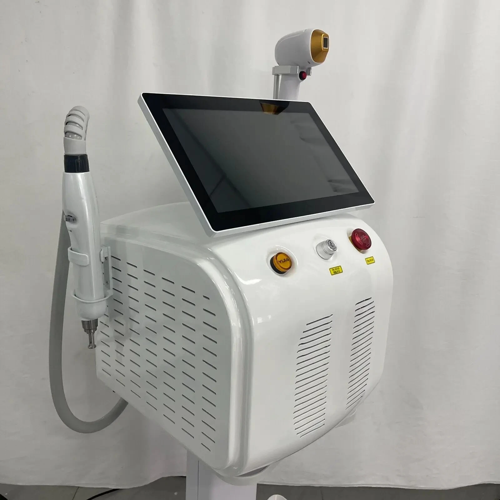 Ice Painless Alexandrite 2 in 1 Diode Laser Hair Remova Picosecond Laser Tattoo Removal Multi-function cooling system beauty