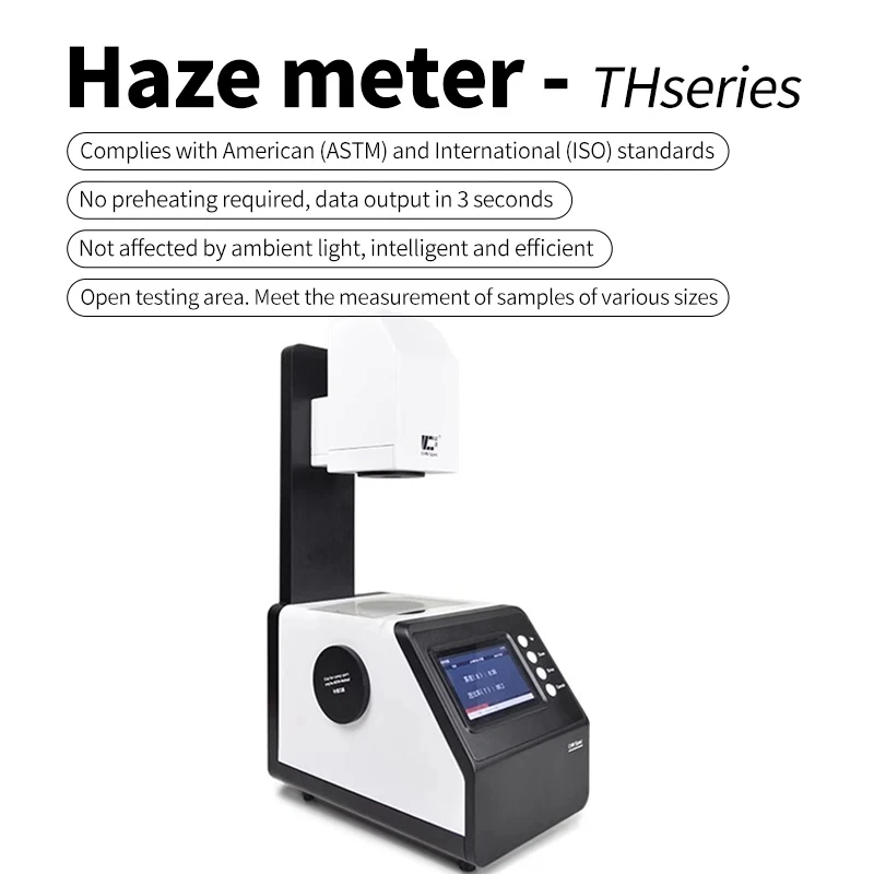 Haze meter TH-100 transmittance haze detector AG glass plastic phone tempered film touch screen