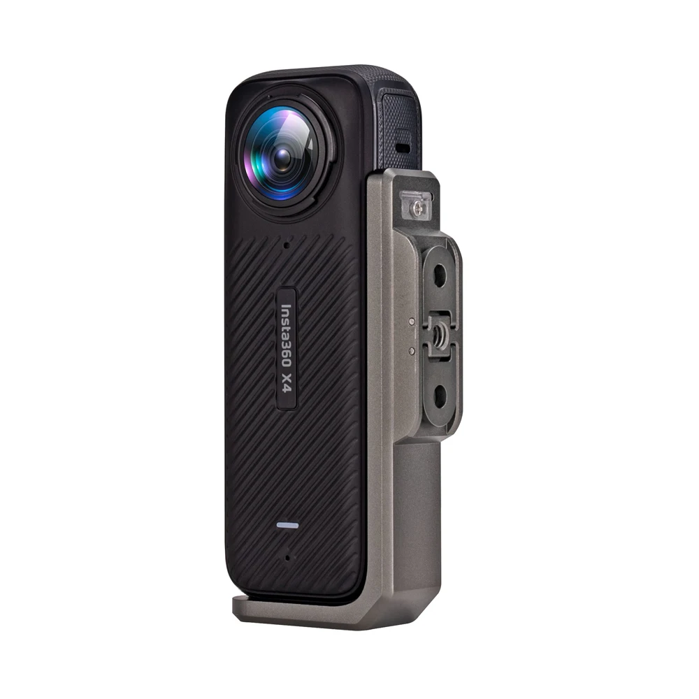 Staffa orizzontale in alluminio per supporto Insta360 X4 Adattatore per telaio verticale da 90 gradi per accessori per fotocamera Insta 360 X4
