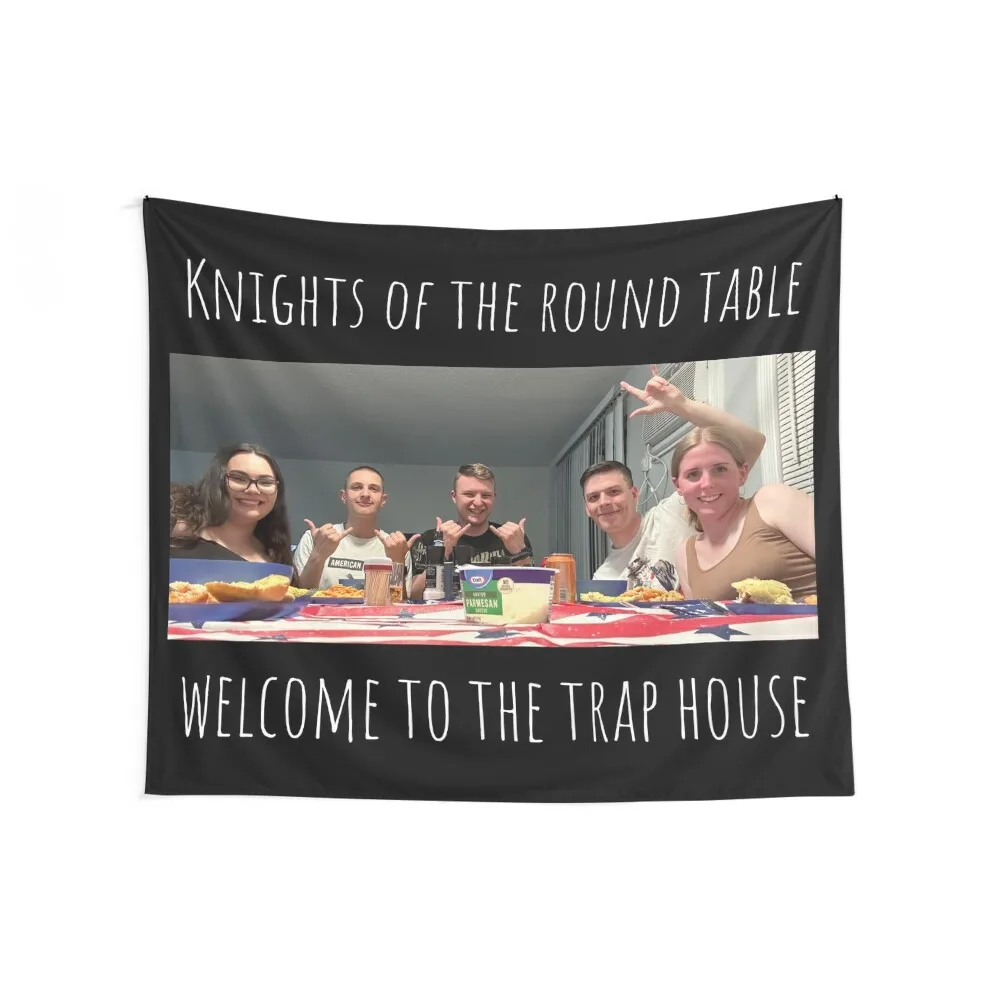 Trap House Knights at the Round Table Tapestry Home And Comfort Decor Bedroom Decoration Tapestry