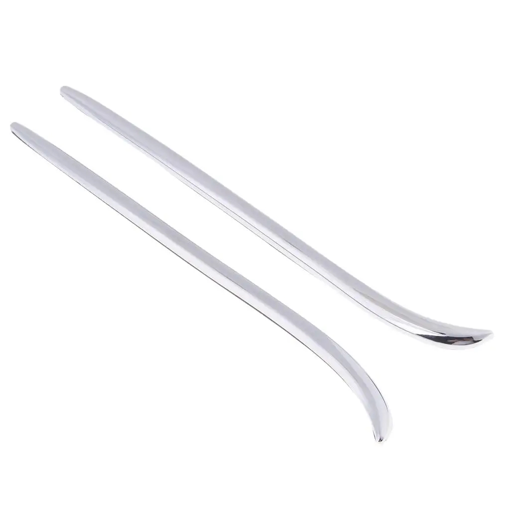 Elegant Front Headlight Eyebrows Trim Chrome ABS Decor Moulding for Honda Goldwing GL1800 2001-2011