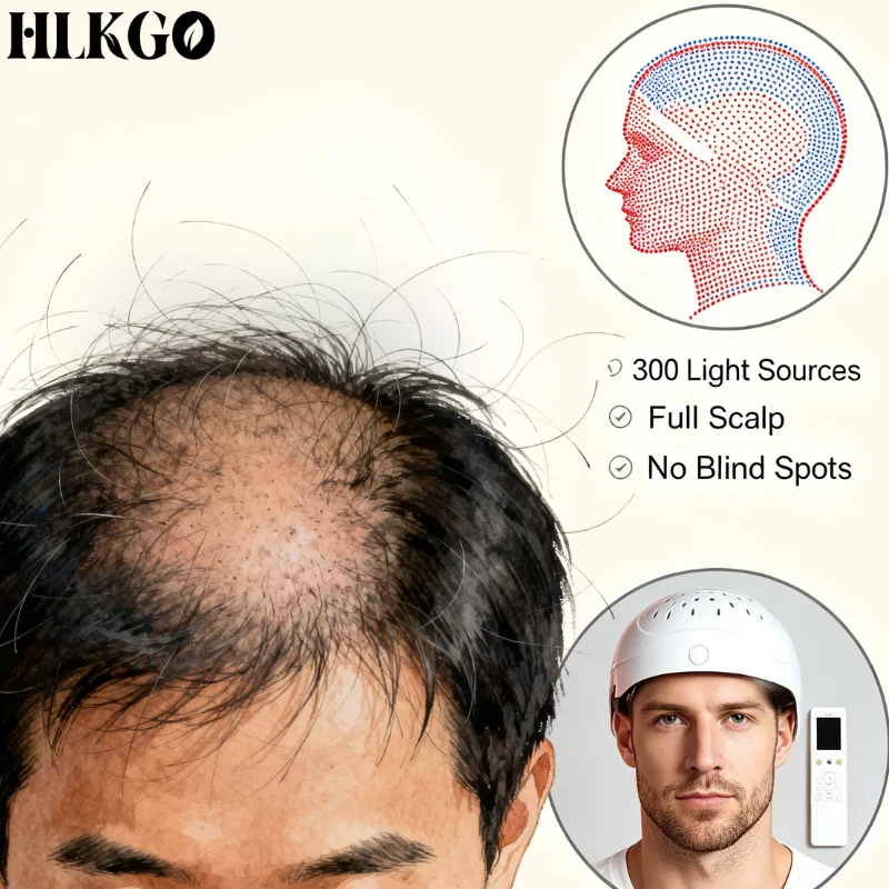 LLLT Hair Growth Cap 650nm 90 Lasers 210 LEDs Anti Hair Loss Helmet for Men Women Thinning Hair Regrowth Home Use